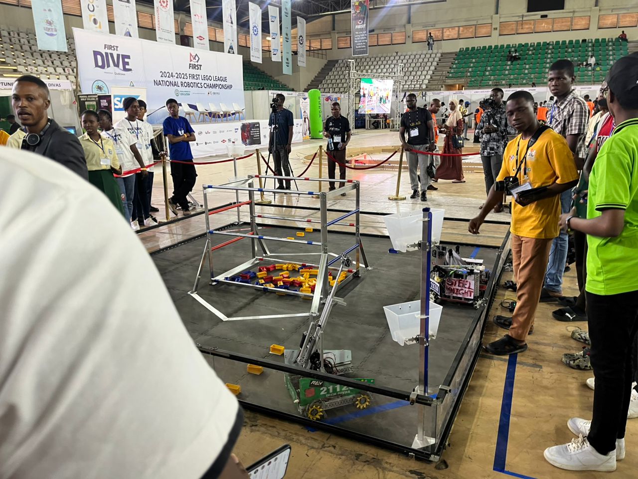 Young innovators working on prototypes